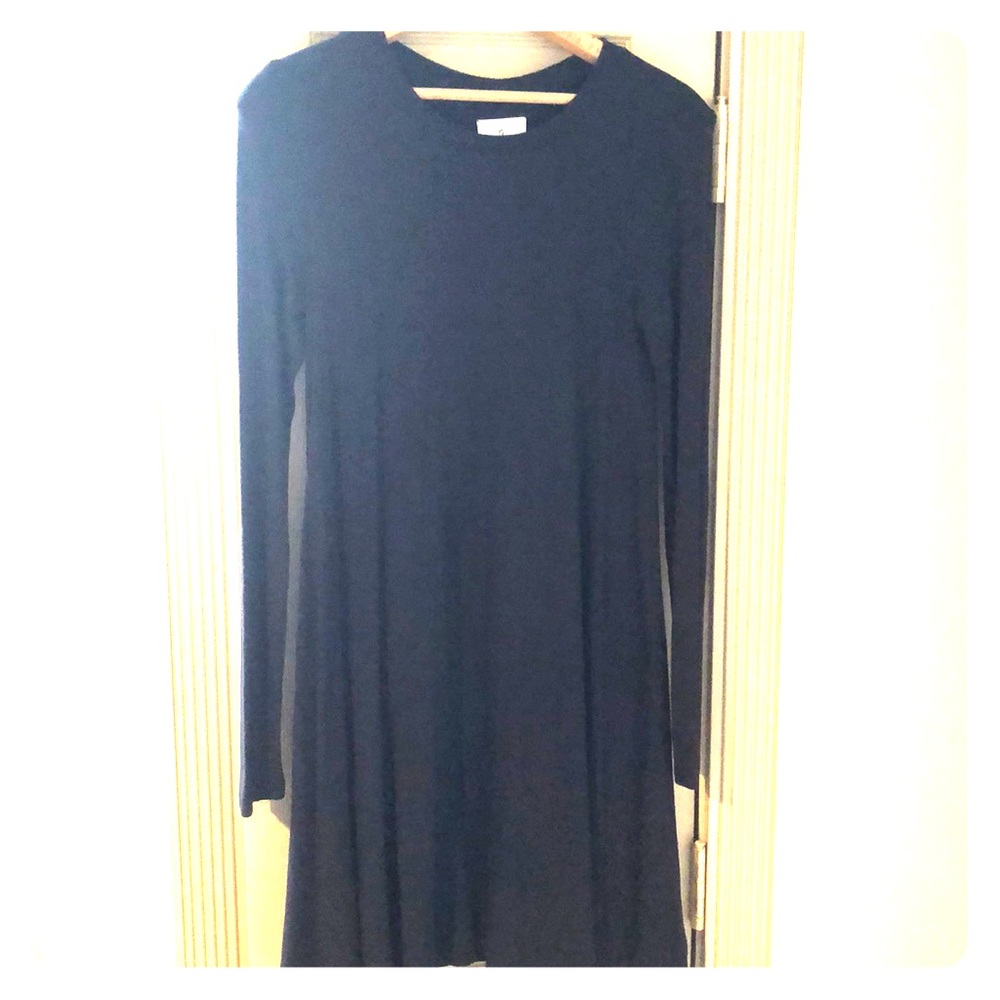 Long sleeve swing dress